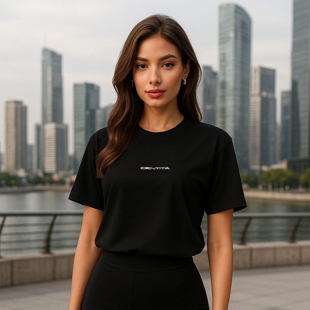 T-shirt à manches courtes - NOIR