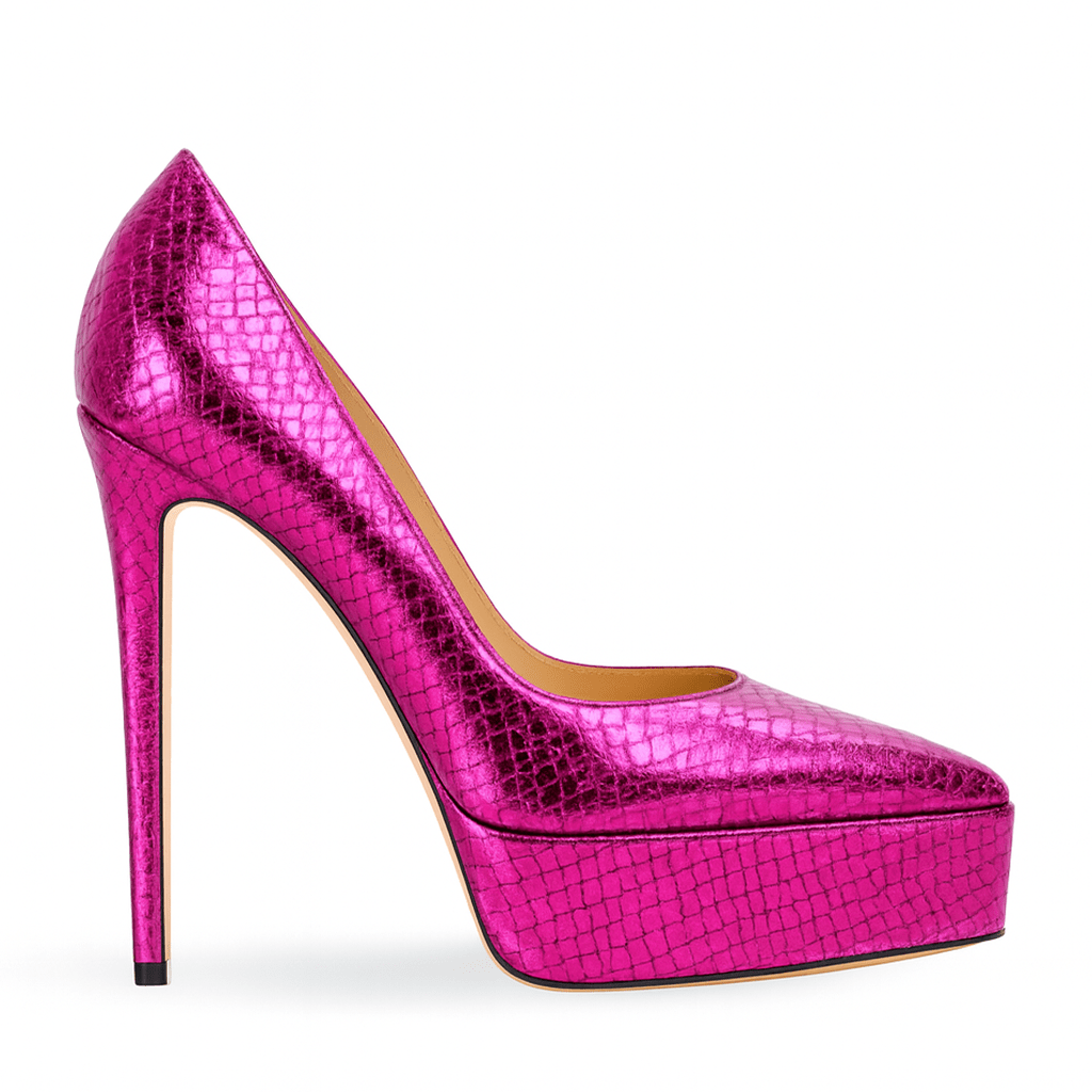 Identità Décolleté JIMENA PITONATO FUCSIA