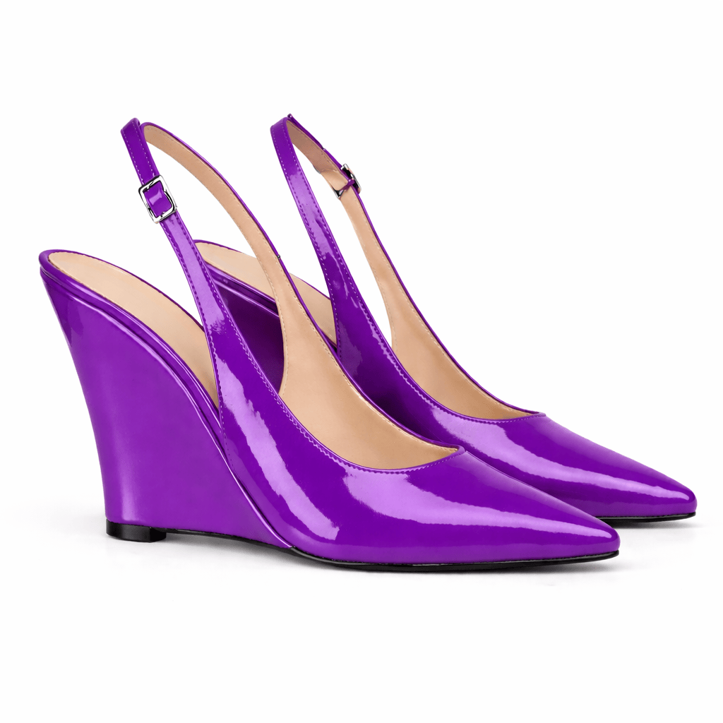 Identità Décolleté Slingback PAULINA VERNICE VIOLA