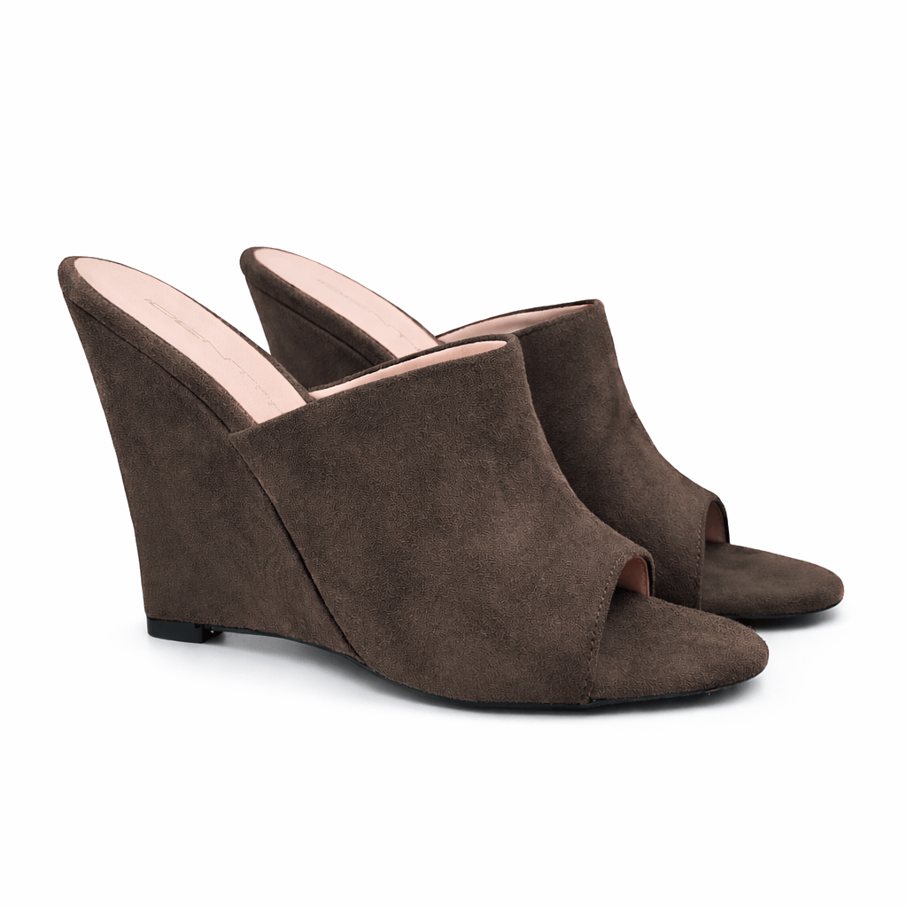 Identità Mules BERNADINE SUEDE TESTA DI MORO
