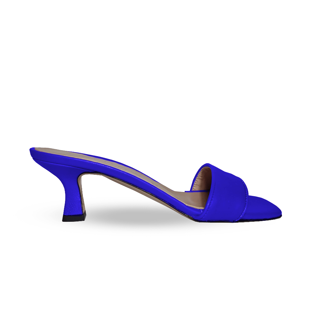 Identità Mules ELIANE PELLE BLU