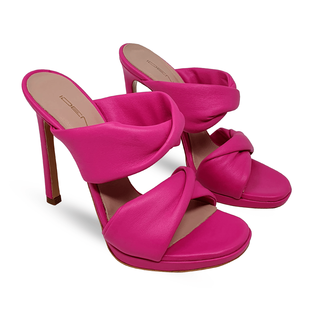 Identità Mules MATILDE PELLE FUCSIA