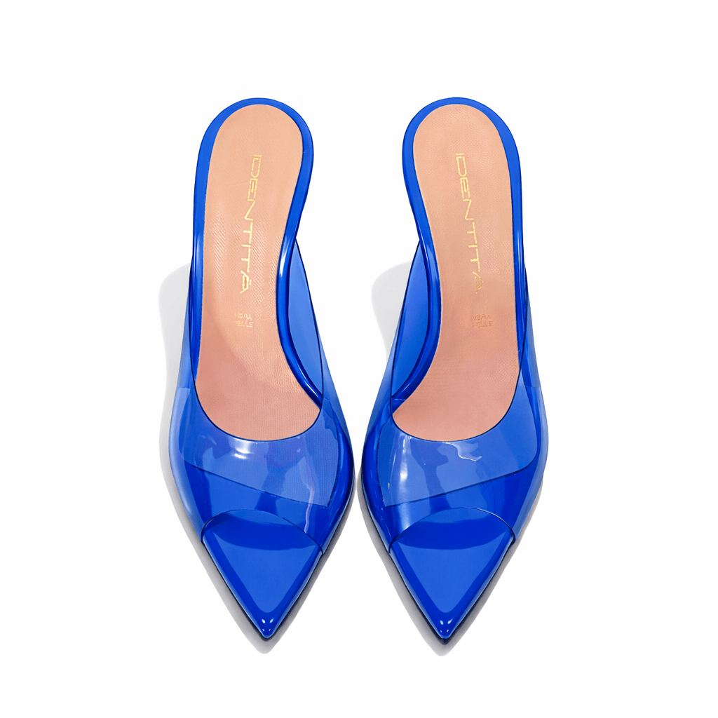 Identità Mules SILVIA VERNICE BLU