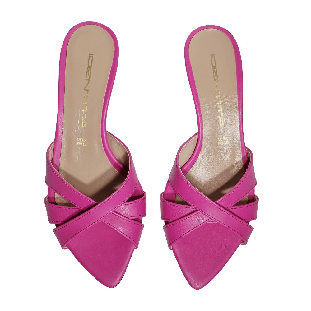 Identità Mules SOHA PELLE FUCSIA