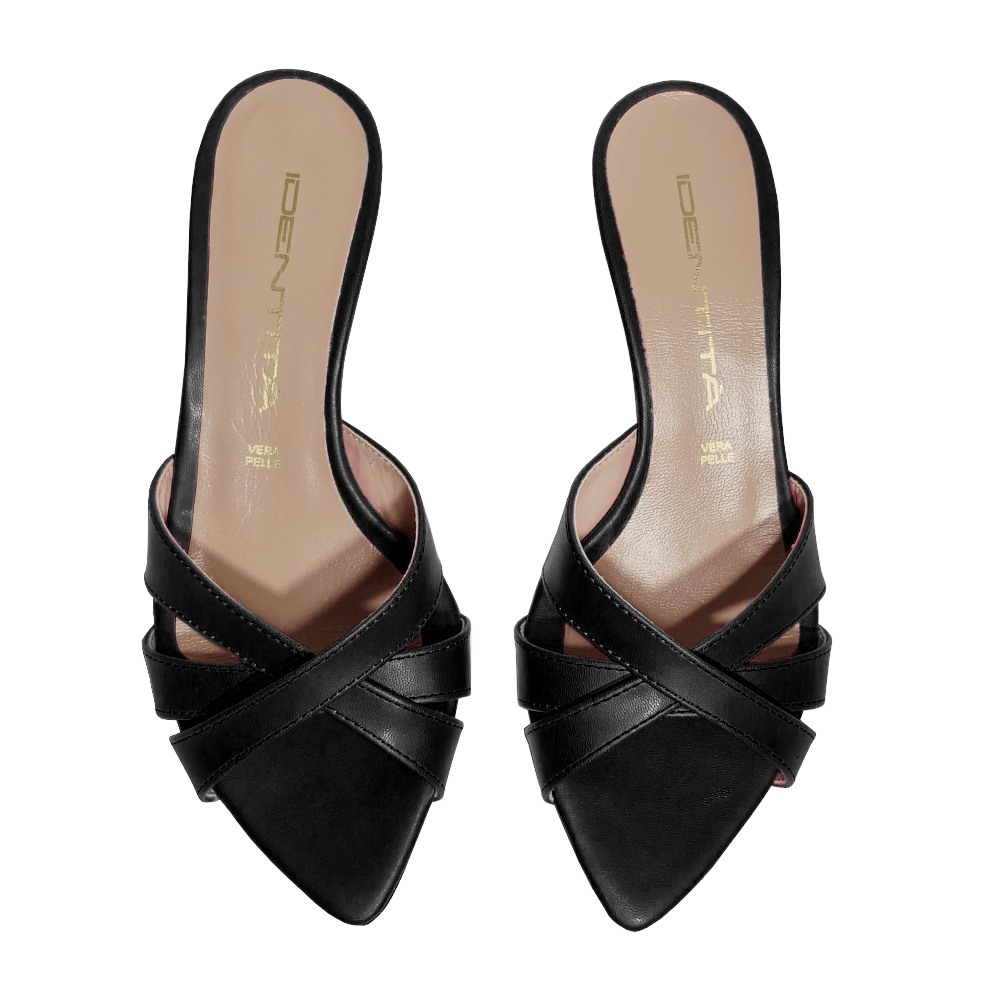 Identità Mules SOHA PELLE NERO