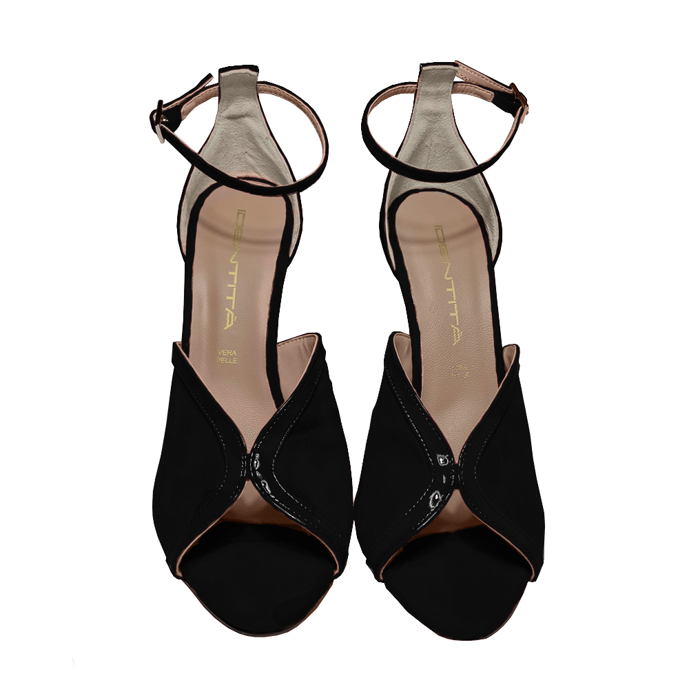 Identità Sandali LIPA VERNICE NERO