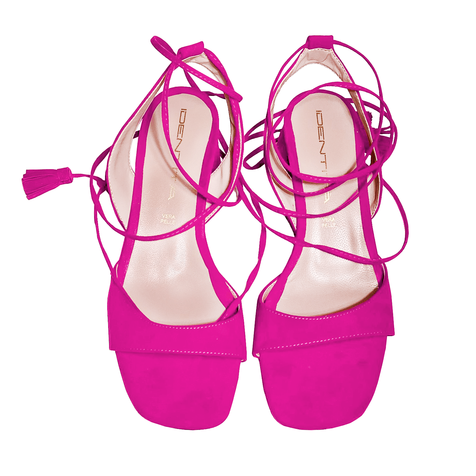 Identità Sandali stringati ANGELICA CAMOSCIO FUCSIA