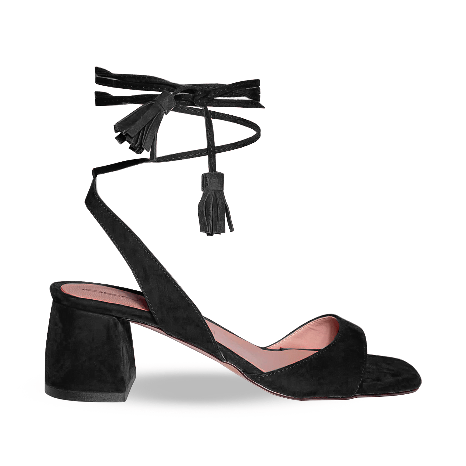 Identità Sandali stringati ANGELICA CAMOSCIO NERO