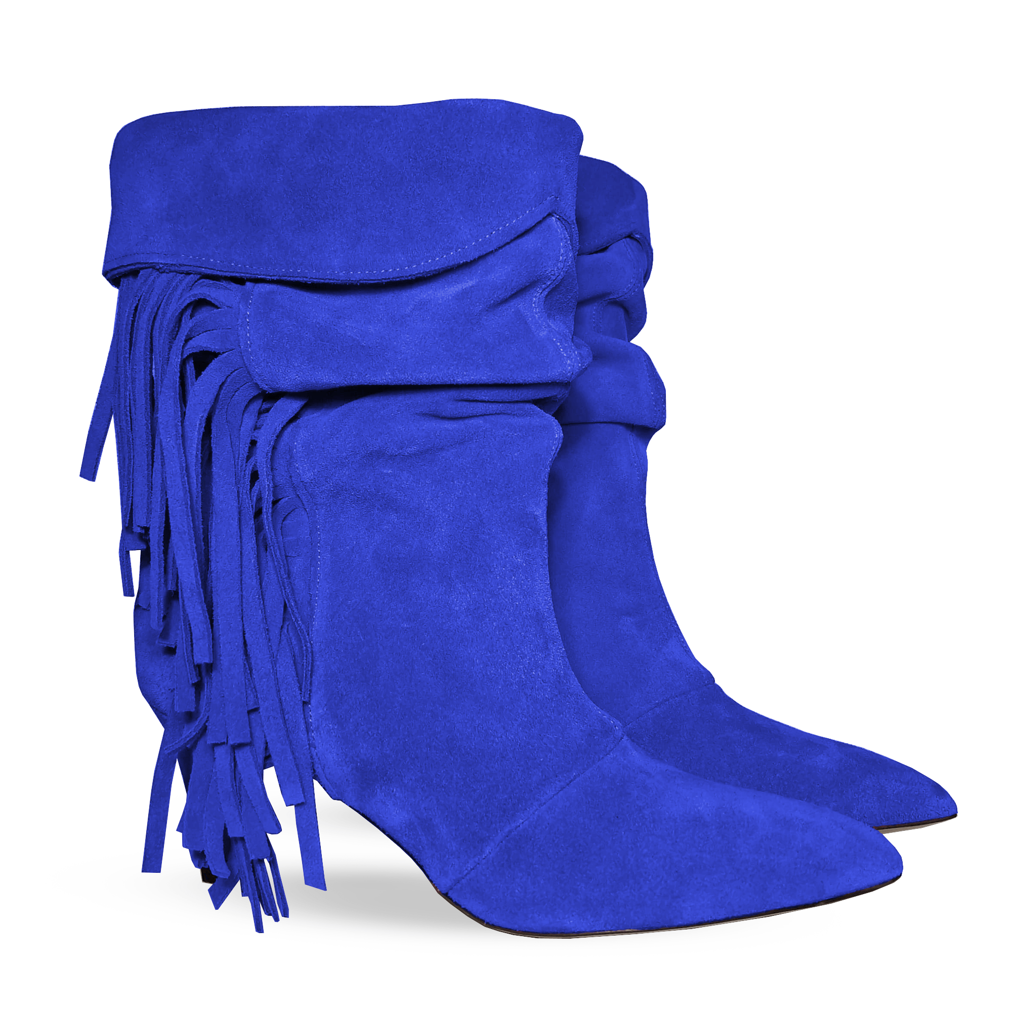 Identità Stivaletti BRIGIDA SCAMOSCIATO BLU