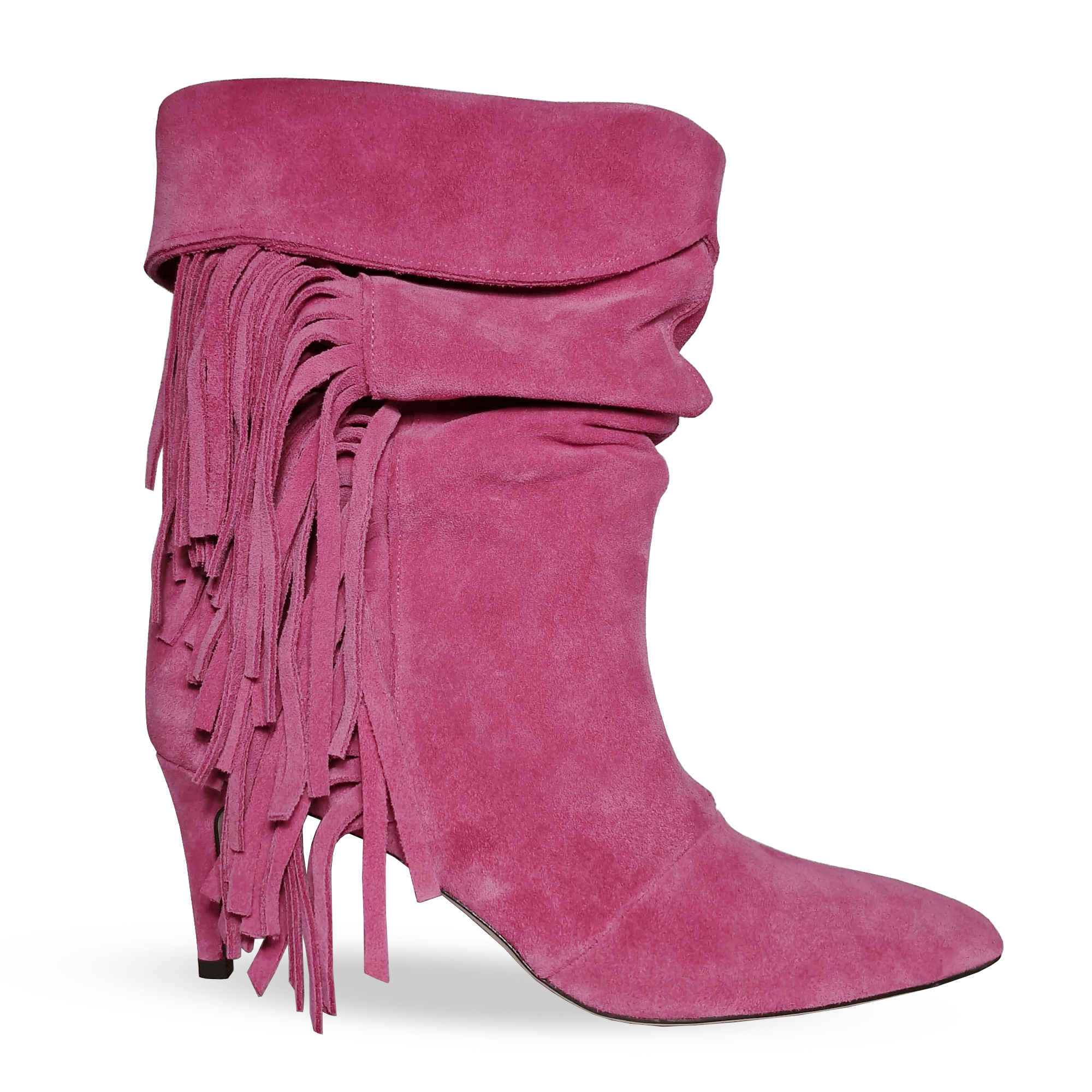 Identità Stivaletti BRIGIDA SCAMOSCIATO FUCSIA