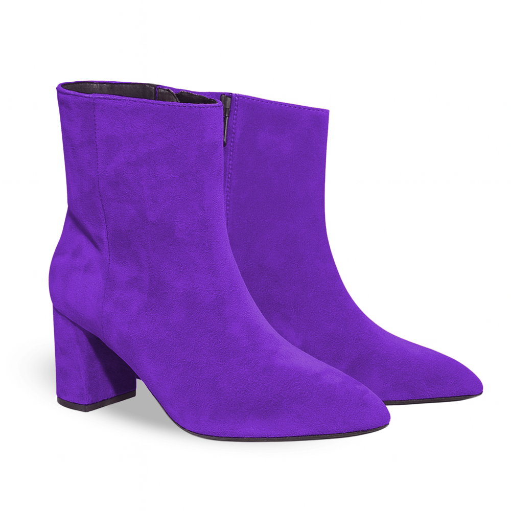 Identità Stivaletti NANCY SCAMOSCIATO VIOLA