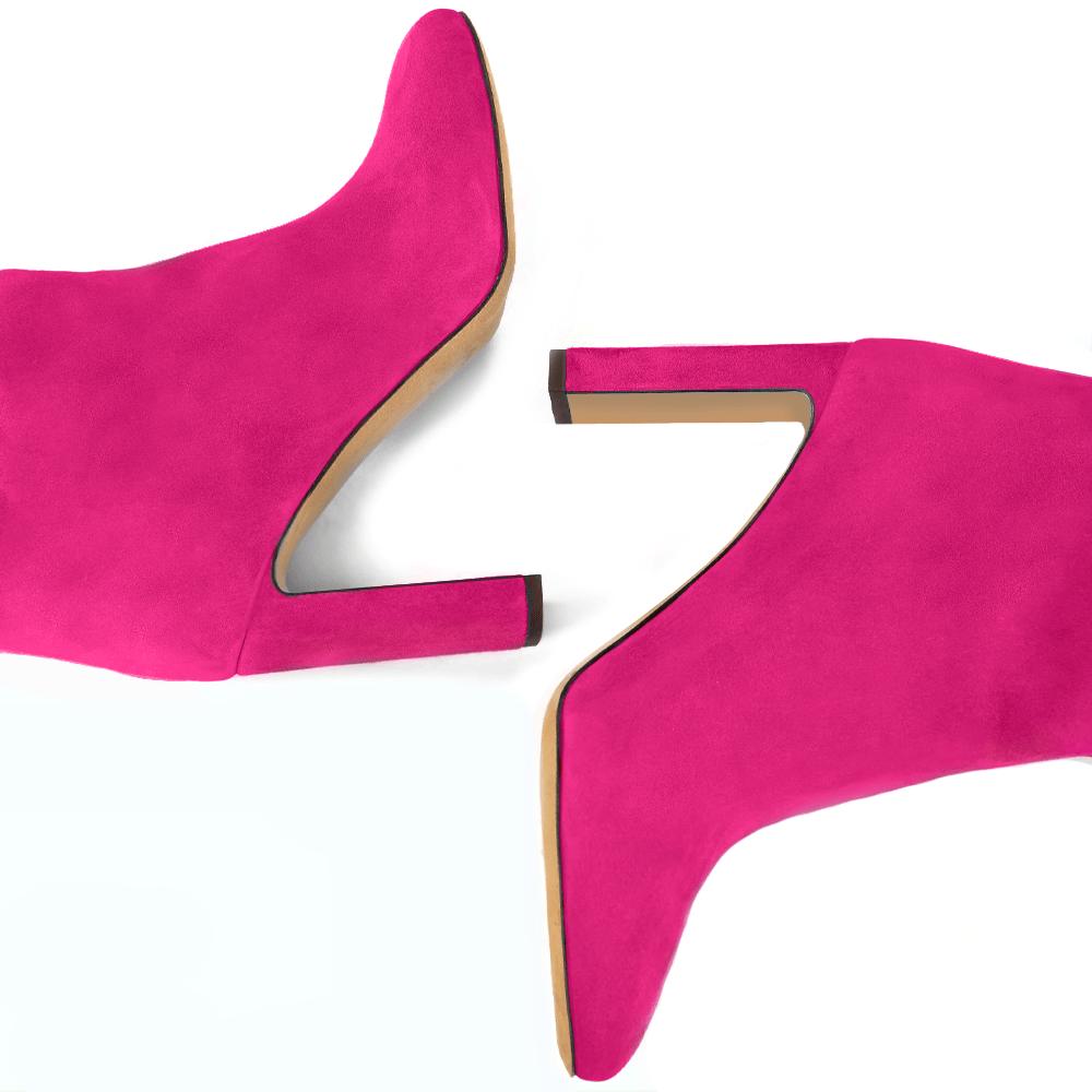 Identità Stivali ALEXANDRA SCAMOSCIATO FUCSIA