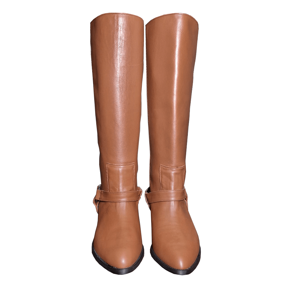 Identità Stivali DESIREE PELLE MARRONE