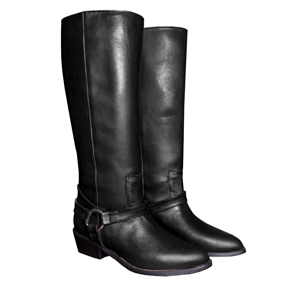 Identità Stivali DESIREE PELLE NERO