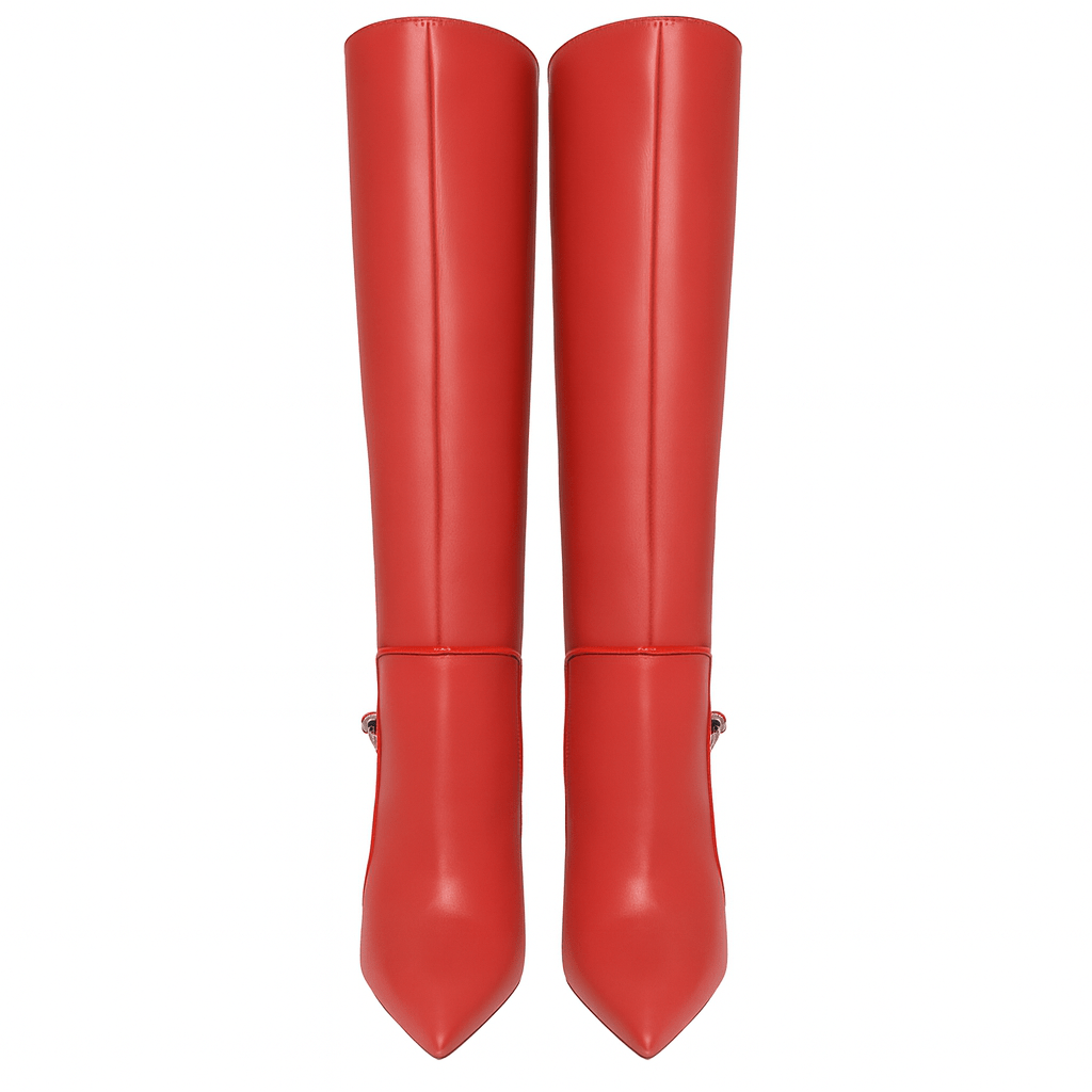 Identità Stivali GIANNA PELLE ROSSO