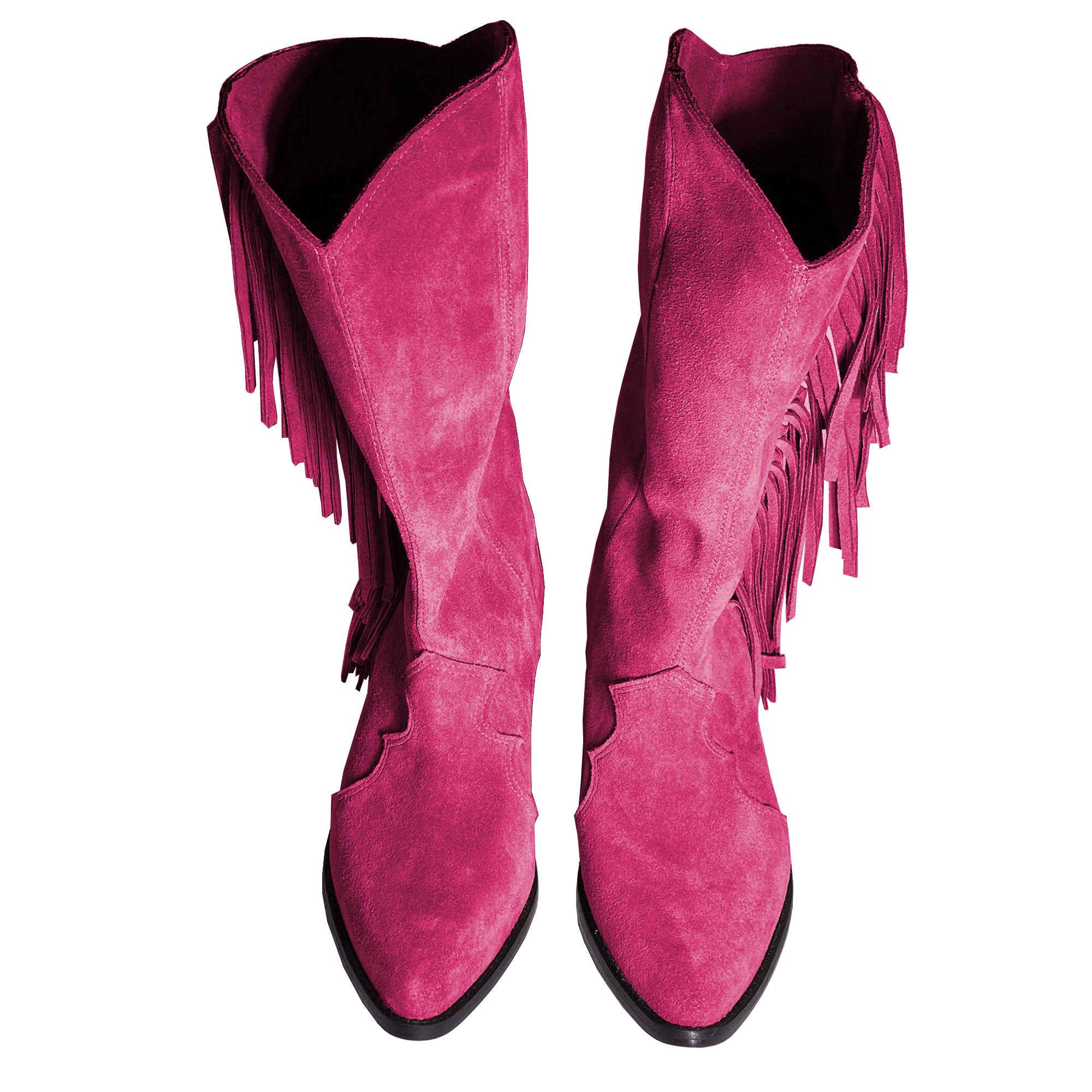 Identità Stivali JASMINE SCAMOSCIATO FUCSIA