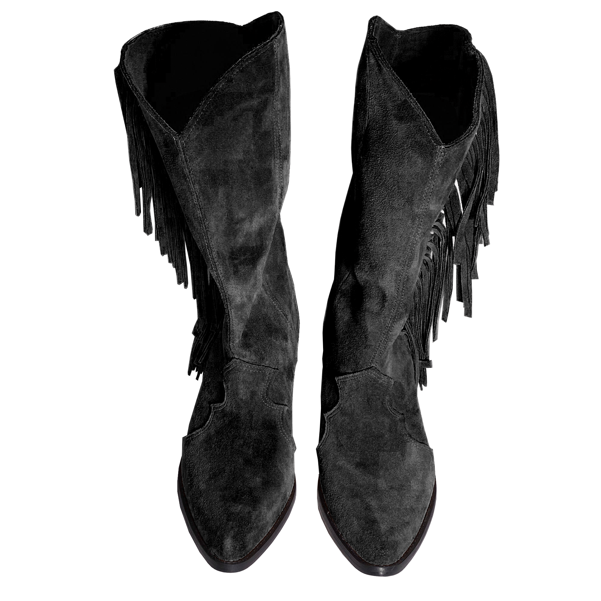 Identità Stivali JASMINE SCAMOSCIATO NERO