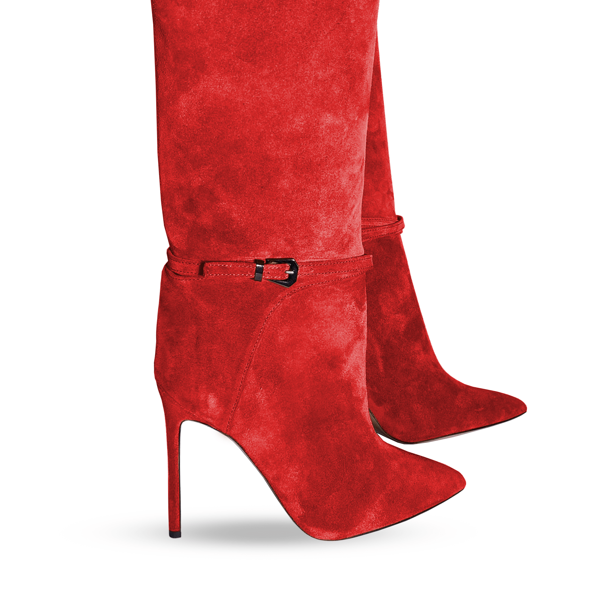 Identità Stivali LILY SUEDE ROSSO