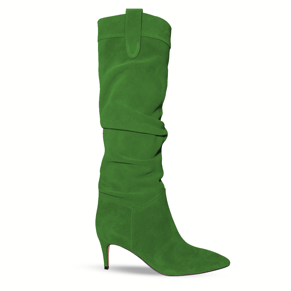Identità Stivali NADIN SCAMOSCIATO VERDE