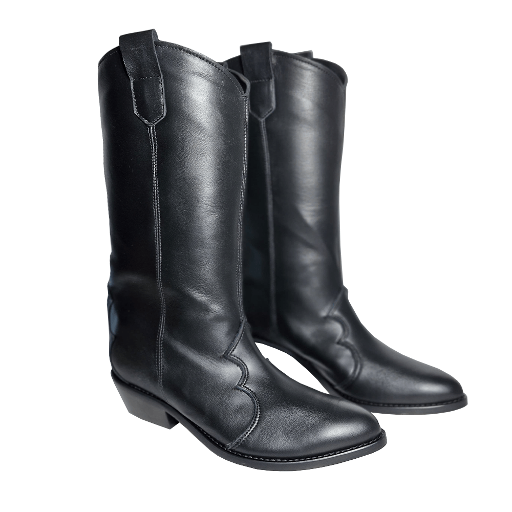 Identità Stivali OLIVIA PELLE NERO