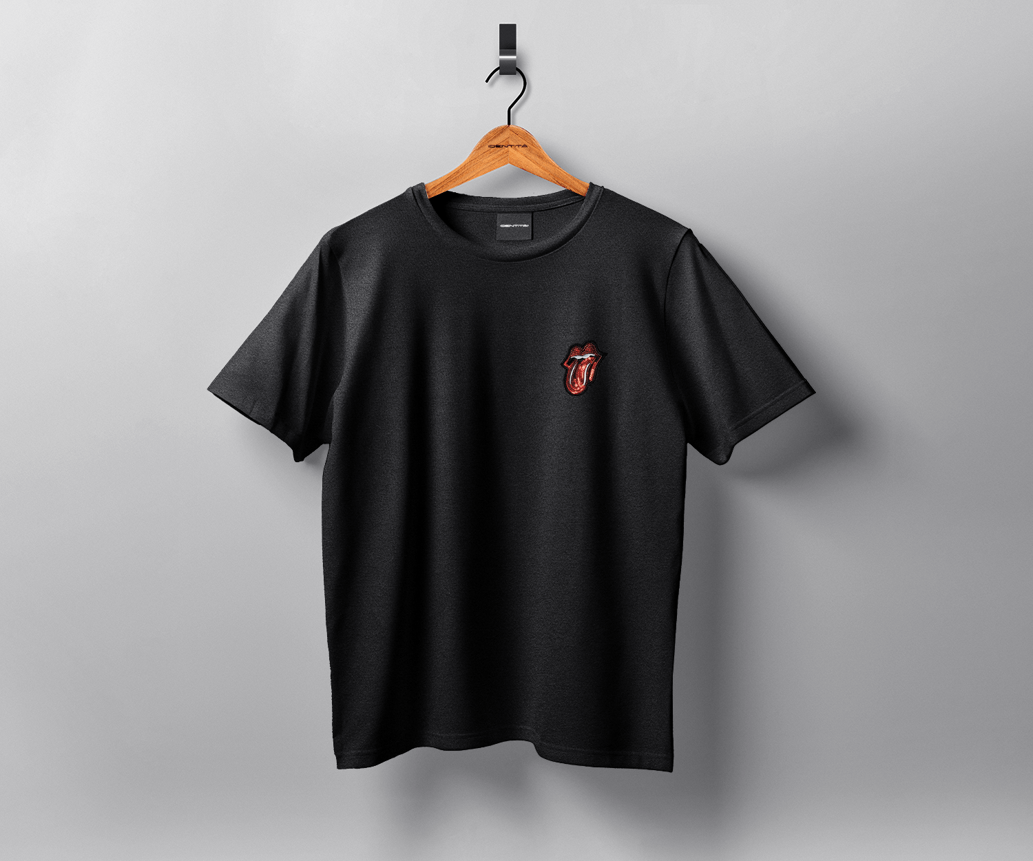 Identità T-Shirt Taglia unica T-shirt a maniche corte - NERO