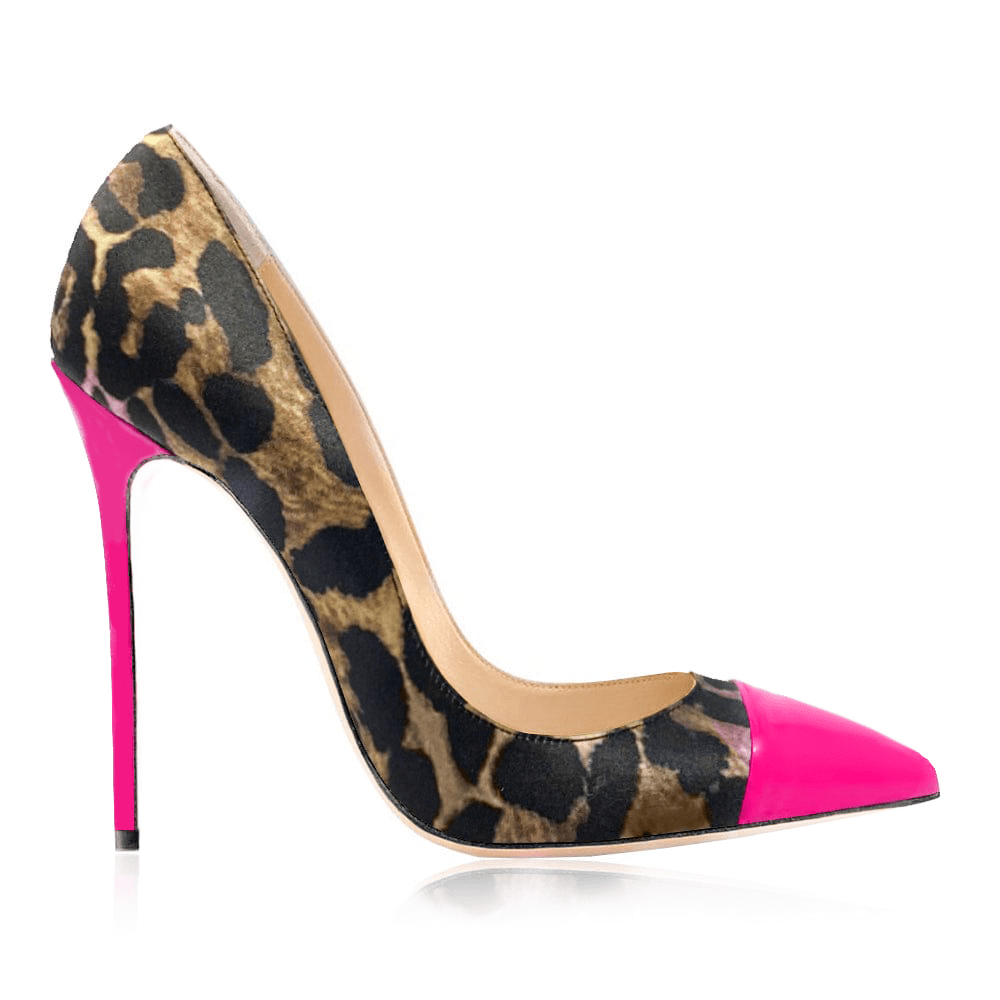 Identità Décolleté DIMITRA RASO ANIMALIER / FUCSIA