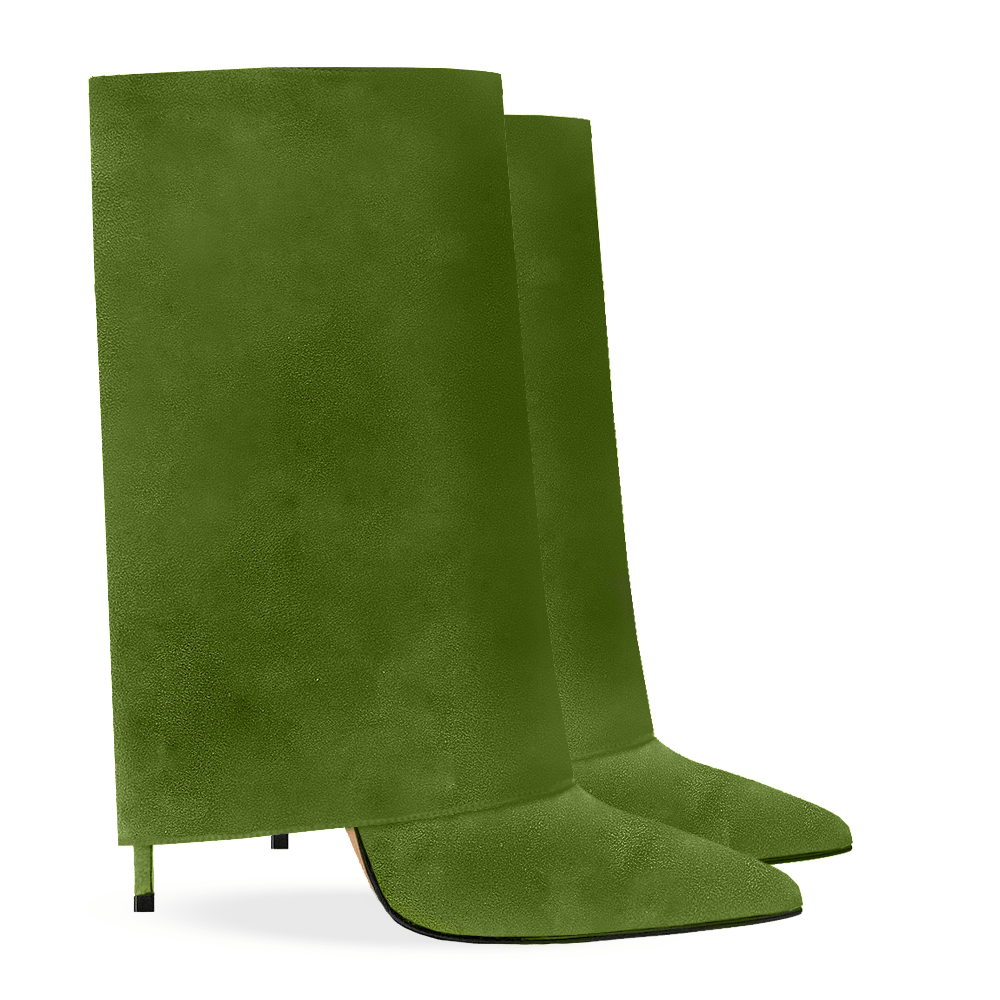 Identità Stivaletti DIANE CAMOSCIO VERDE