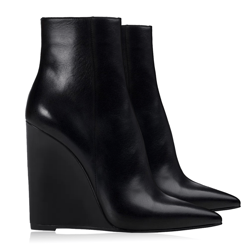 Identità Stivaletti WANDA PELLE NERO