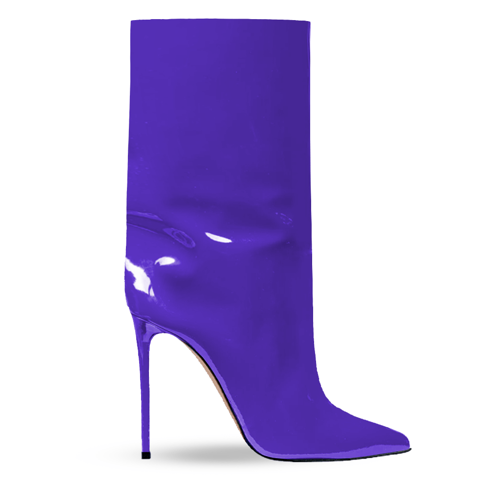 Identità Stivali EVELYN VERNICE VIOLA