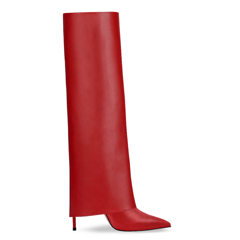 Identità Stivali INES PELLE ROSSO