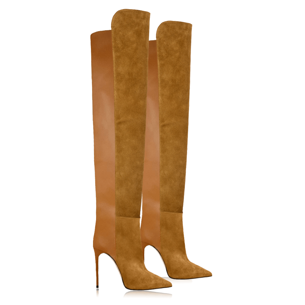 Identità Stivali JOE SCAMOSCIATO CUOIO