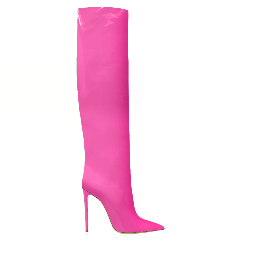 Identità Stivali KAREN VERNICE FUCSIA