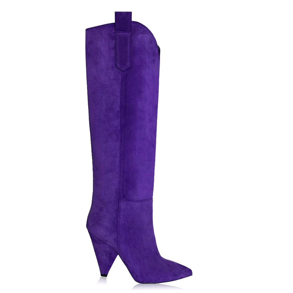 Identità Stivali KEITA SCAMOSCIATO VIOLA