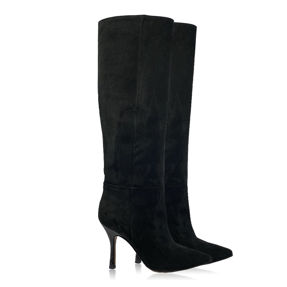 Identità Stivali MARA SCAMOSCIATO NERO