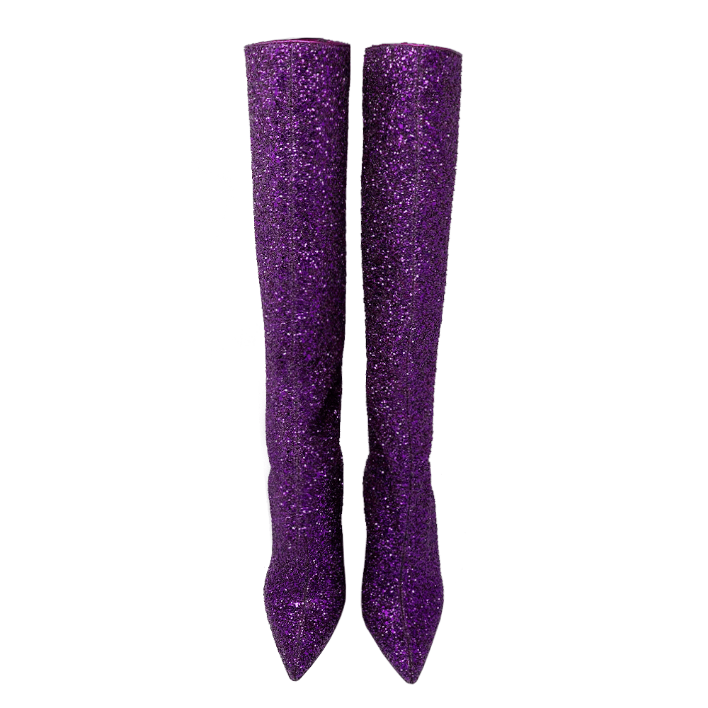 Identità Stivali SHINE GLITTER VIOLA