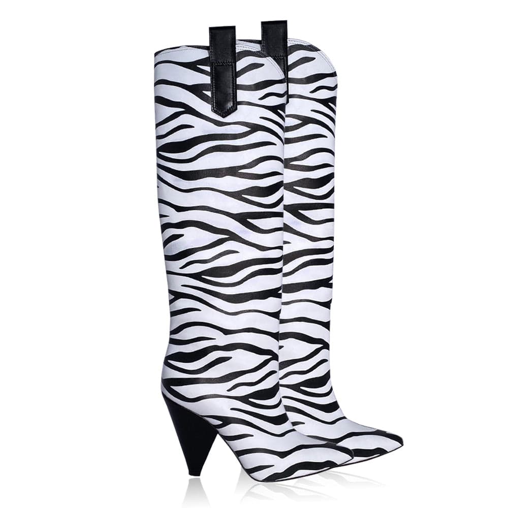 Bottes Imprime suna zebre Femme Identita Shoes